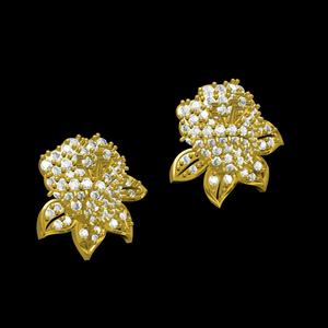 Diamond Rose Hip Hop Earring