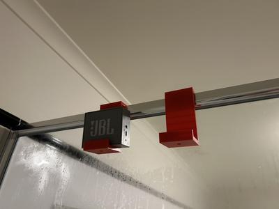 Shower phone and speaker holder (print in place)