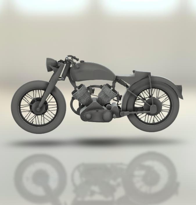 Vincent Black Shadow 1955
