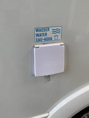 Water cap Fitting my Dethleffs Trend A5887