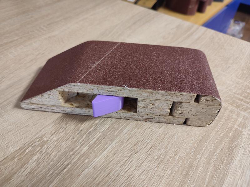 Lever for Belt Sanding Block