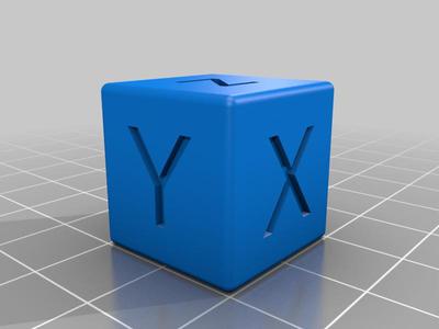 Turkish Flag calibration cube