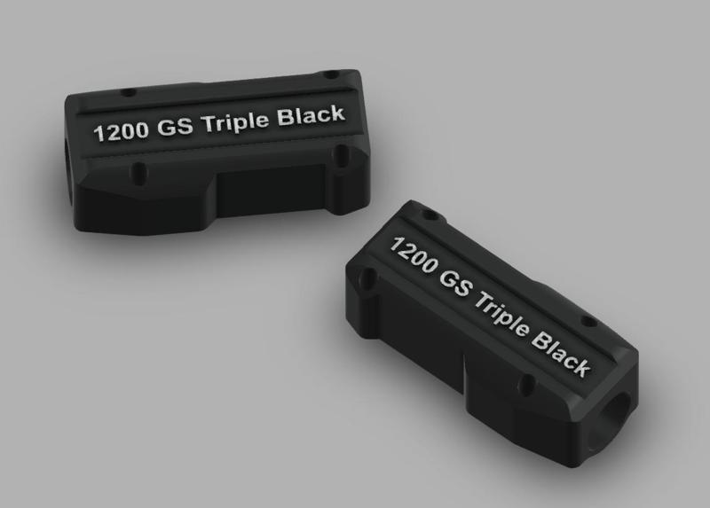 BMW R 1200 GS Triple Black V2 crash bar protector - 3D Printable STL V.2