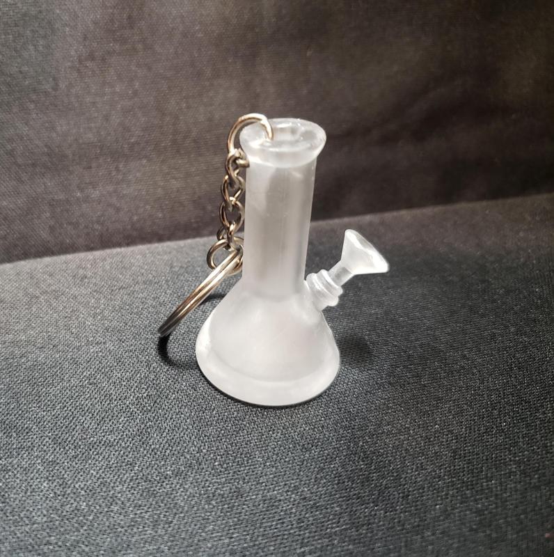 Beaker Bong Keychain