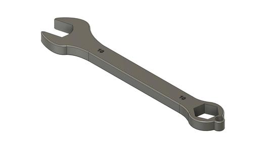 10mm Spanner Key Chain