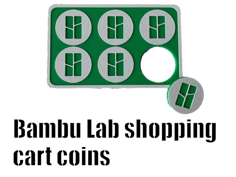 Bambu Lab shopping cart coins