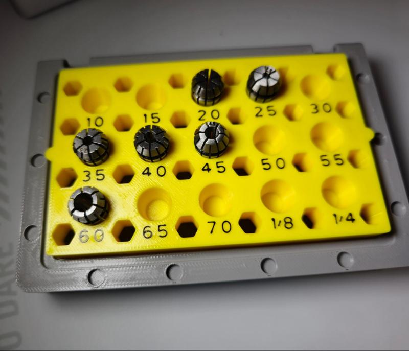 Magnetic ER11 CNC Collet holder box - Modular