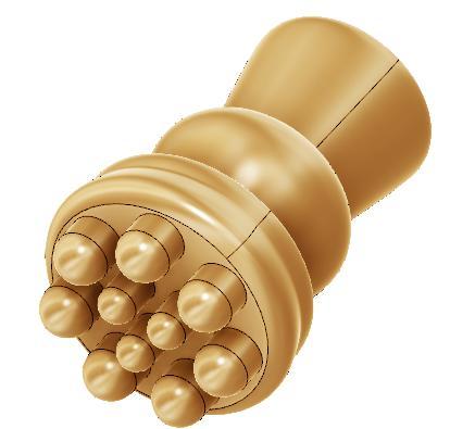 Facial biostimulator with round tips - Facial massager