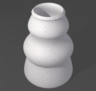 Vase 3 Loop pour de belles tulipes