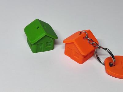 House Keychain - no sharp edges
