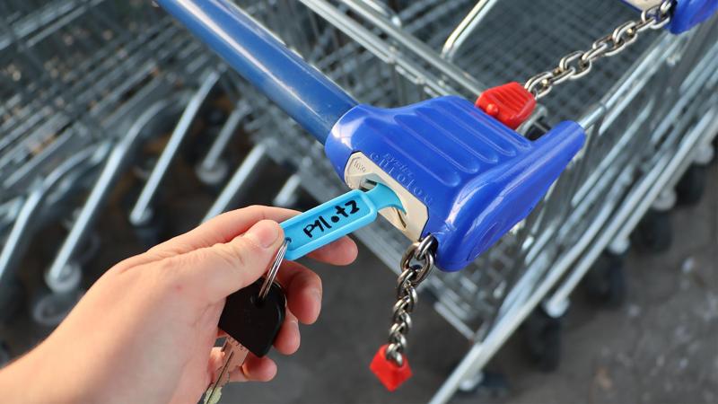 Removable Shopping Cart Coin / Trolley-key