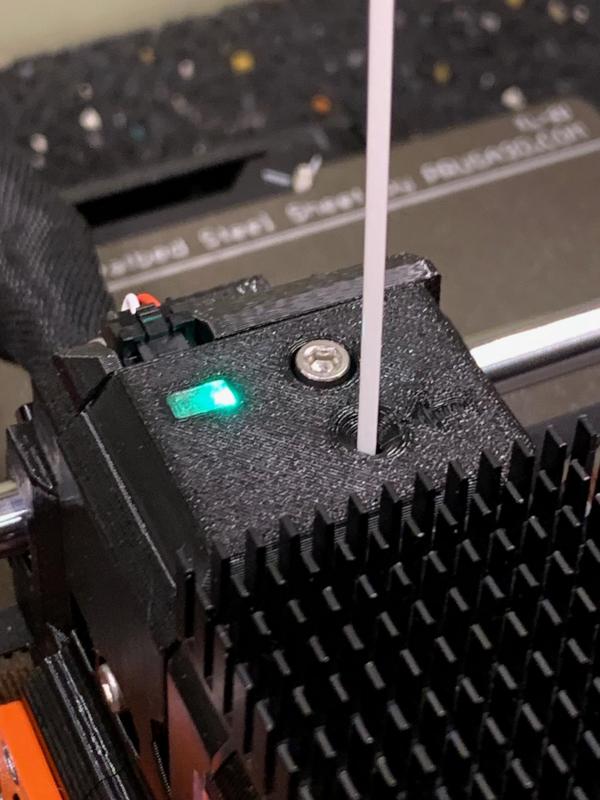 Capot Extrudeur Mk3s+ avec LED