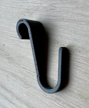 3D printable version of an IKEA small kitchen or bath hook 