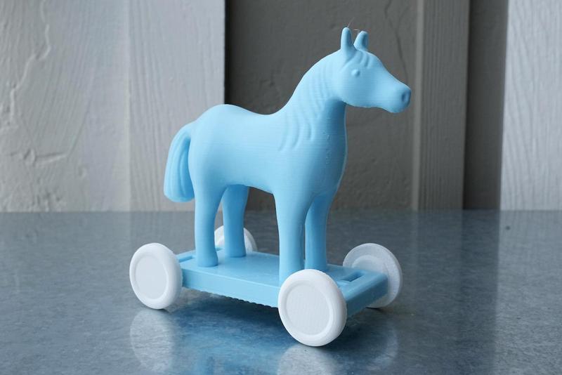 Horse on wheels