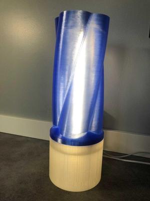 Twisted lamp