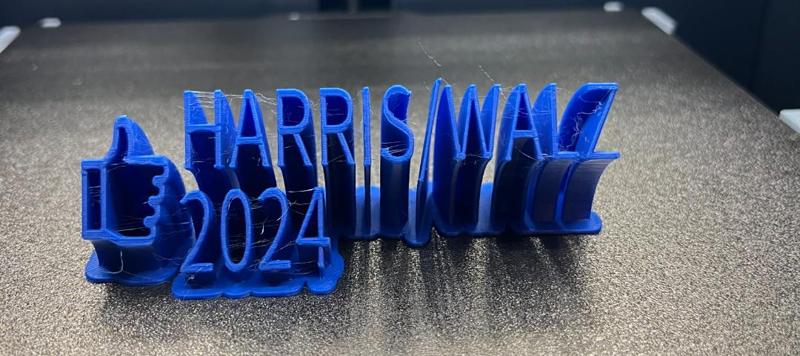 HARRIS/WALZ DESK SIGN 