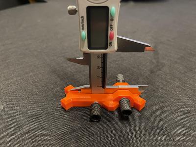 Messschieber Halter für Schräglaufkorrektur Prusa Mini