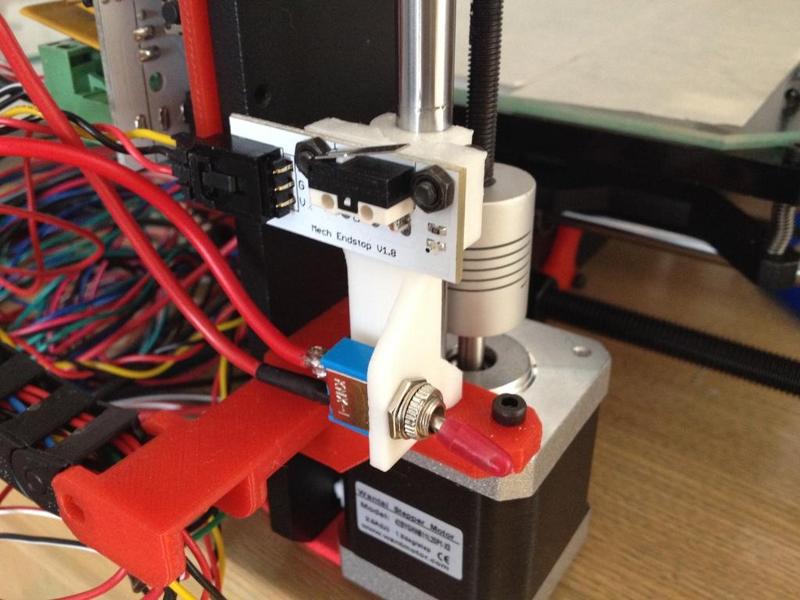 Prusa i3 Hepestos Z Axis Endstop