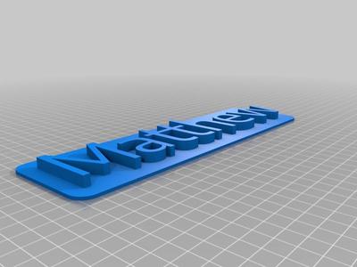 Matthew 3D Nameplate
