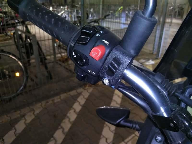 BMW G 650 GS additional switch for fog lights