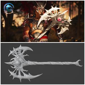 Shao Kahn axe from MK1 - Furious Crusader Axe