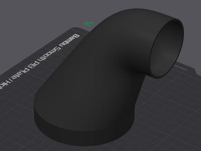Parametric Exhaust Adapter 90° & off-center