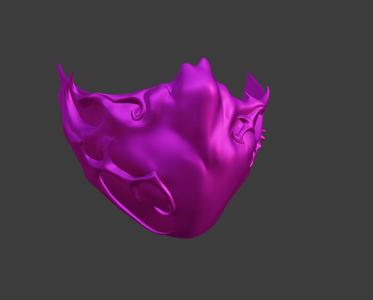 Mileena mask from Mortal Kombat 11. Visage of the Parkkon Goddess
