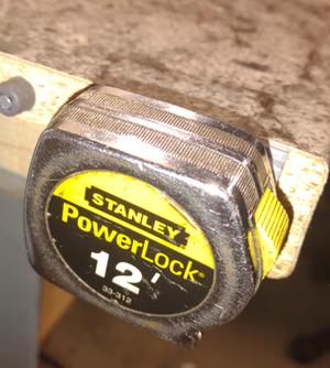 SIMPLE TAPE MEASURE HOLDER 