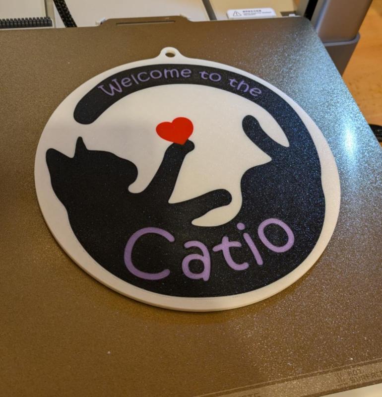Welcome to the Catio Sign