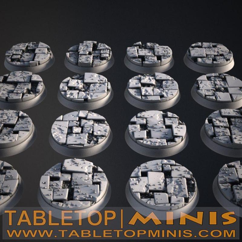 Broken Tiles 32mm Bases