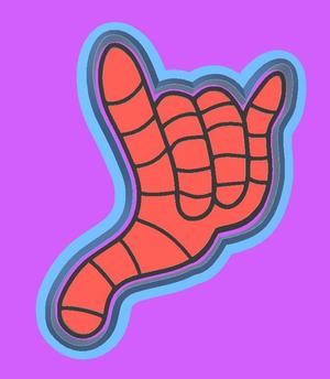 SpiderMan Hand Cookies