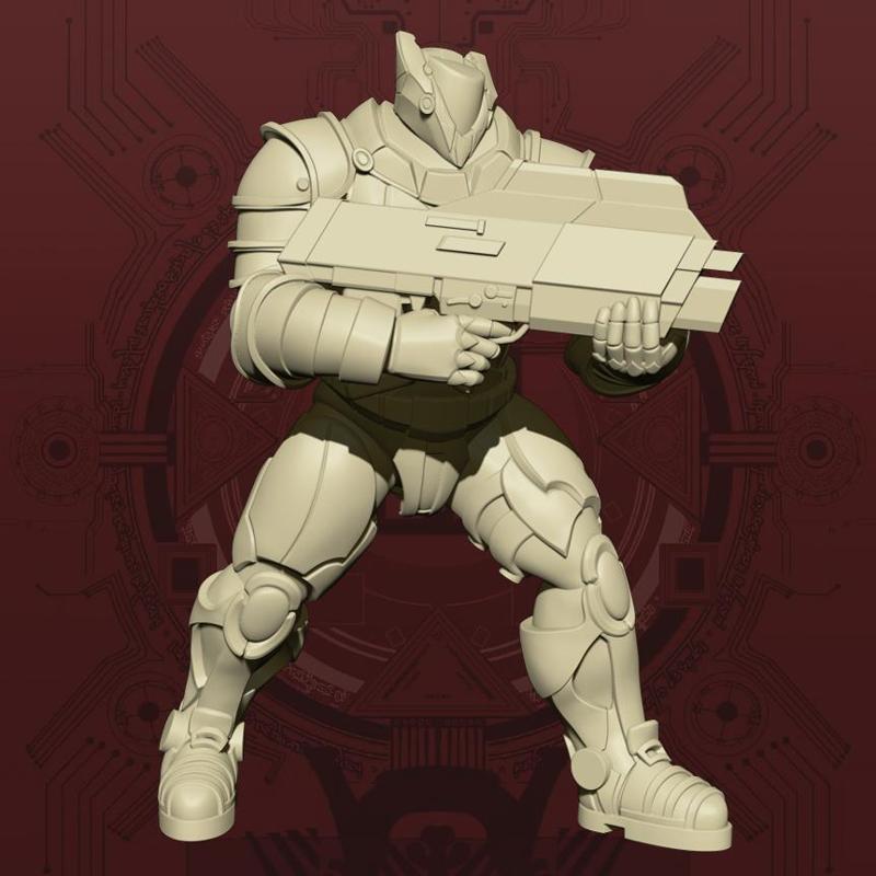 (Mercy's Reach) Void Knight - Advancing Gunner Pose