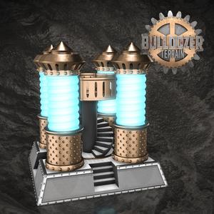Bulldozer Terrain- steampunk storm research centre