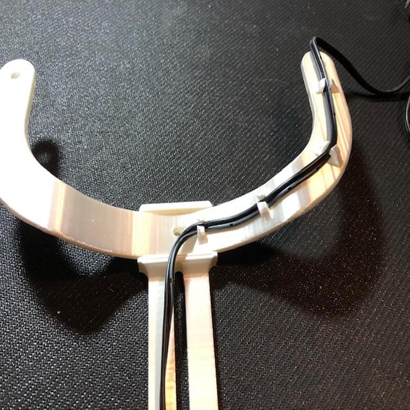 ENDER-3 Bed Handle with Modified Camera Mount. Inc Wire Clips for Camera Cable