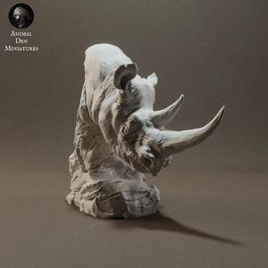 Black Rhino Bust