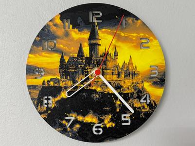 Wall / Desk Clock Harry Potter Hogwarts castle