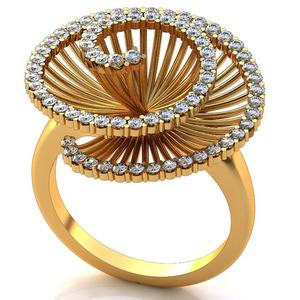 Line Diamond Ring