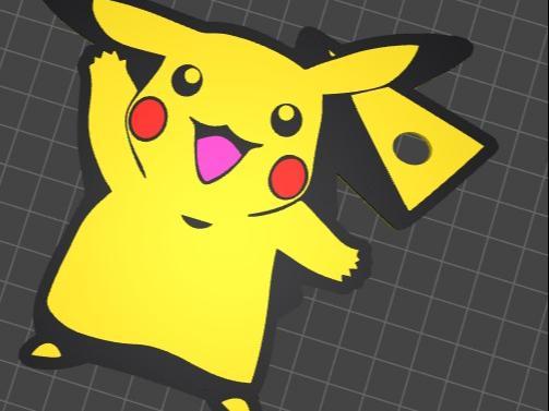 Pikachu keychain
