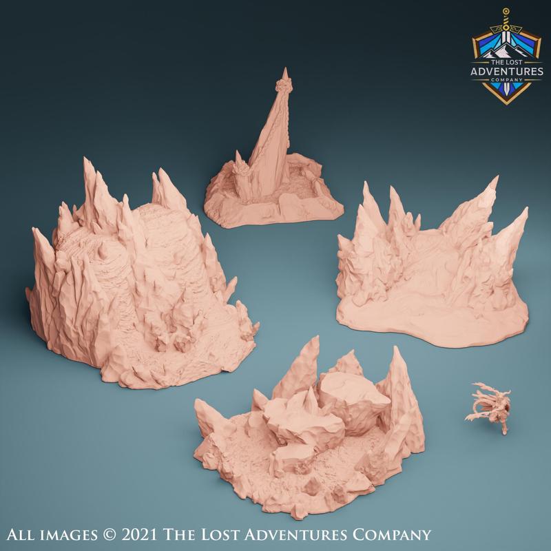 Lava Streams (Set of 4)