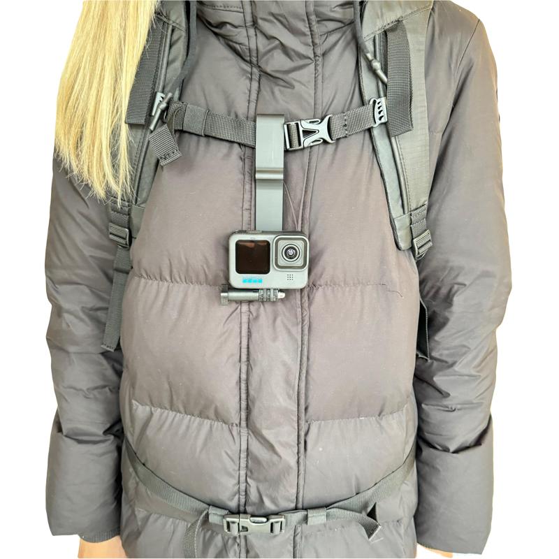 GoPro mount chest backpack