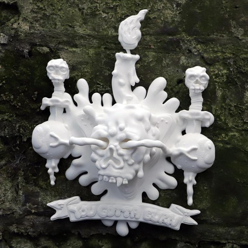 YOU GOTTA BURN - SUPPORT FREE ART PIECE