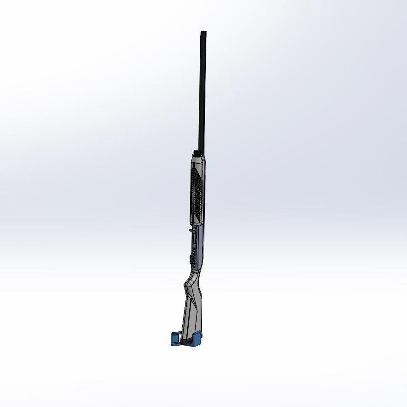 HIP MOUNT RIFLE REST, BELT ATTACHMENT