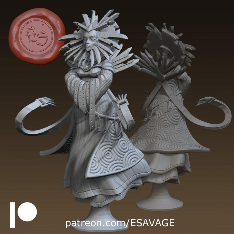 Lady of Pain - Planescape - D&D - Miniature Free