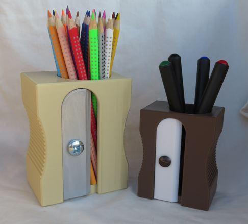 PEN CUPS FOR COLORED, COLORED AND LEAD PENCILS