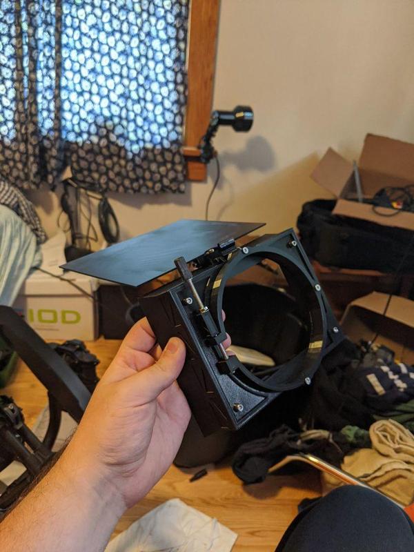 Clamp on mattebox (Cazbox V60) - Now with 15mm rail adapter!