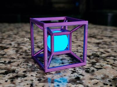 Tesseract with Orb in center