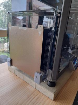 Creality K1 lid and heatbed storage