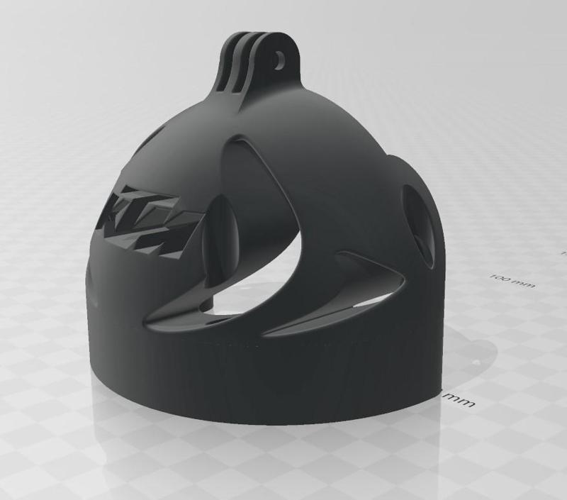 Adjustable GoPro mount for KTM