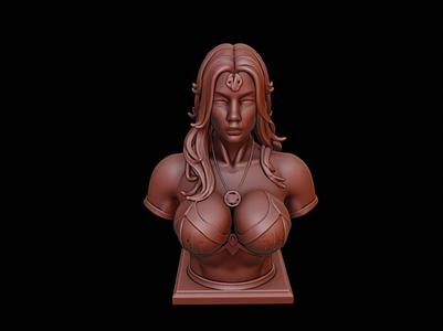 Siren Beast Bust