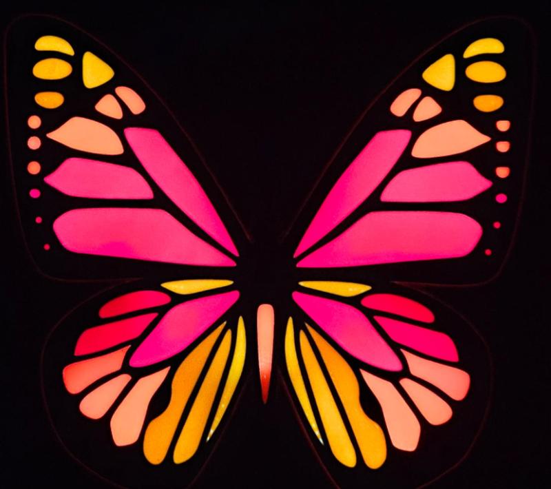 Butterfly Led Lightbox
